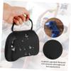 MERRYHAPY Handle Storage Bag Compatible Case Large Capacity Double Zipper and Slip Design view 3