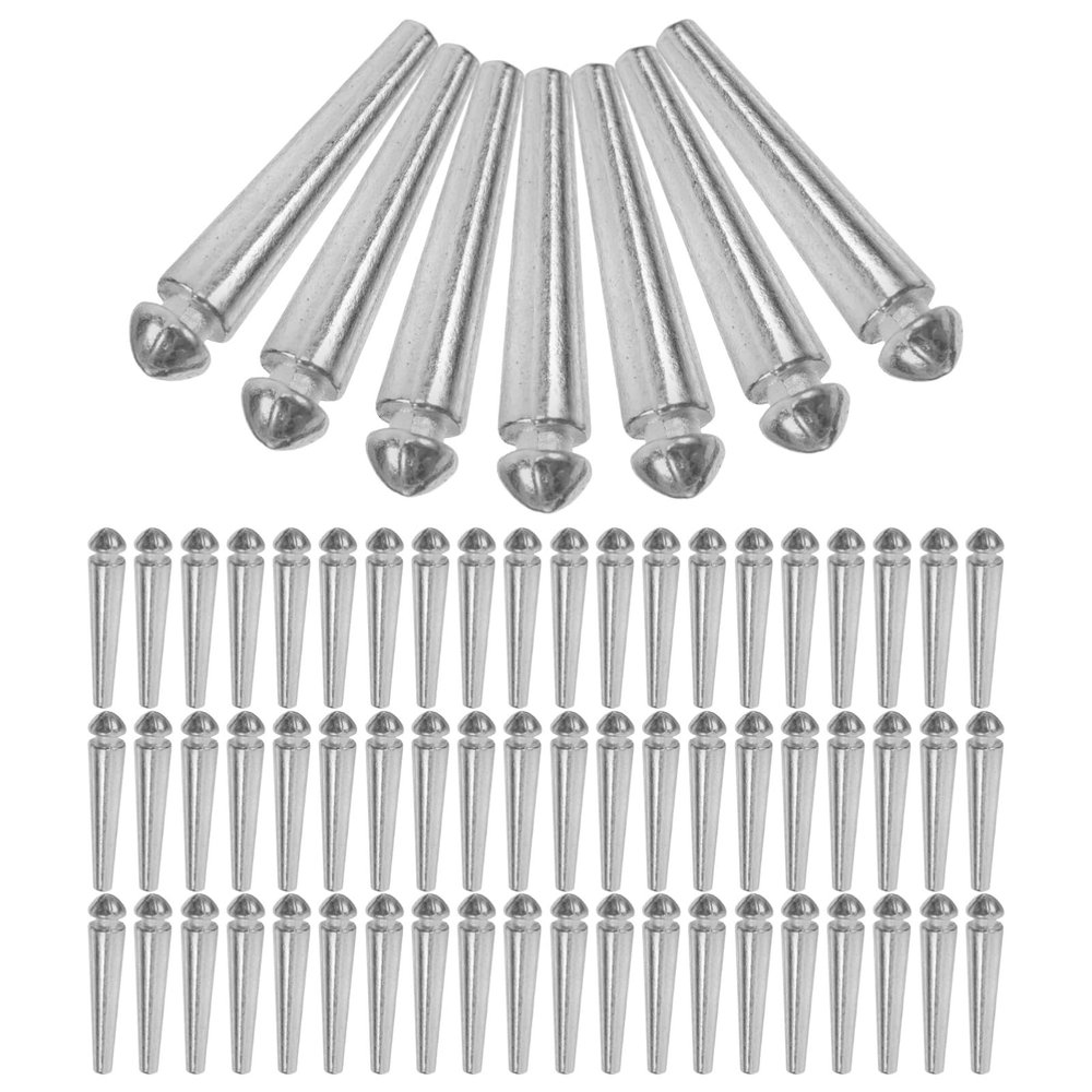 CIYODO 100pcs Cribbage Board Pegs Unique Metal Pegs Easy to Use Scoring Supplies for Cards Game