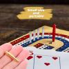 CIYODO 100pcs Cribbage Board Pegs Unique Metal Pegs Easy to Use Scoring Supplies for Cards Game view 3