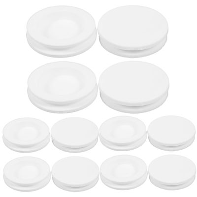 SEWOART 10pcs PVC Storage Jar Sealing Plug Durable Money Bank Bottom Plug for Coin Savings Versatile Sealing for Various Containers Easy Installation Reliable Material
