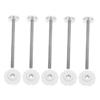 Abaodam 5Pcs Gate Replacement Hardware Extender Mounting Parts for Pressure-Mounted Gates Easy Install Gate Threaded Spindle Rods for Enhanced Stability view 1