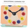 NAMOARLY Colorful Number Clock for Montessori Educational Learning Tool Cognitive Development Puzzle Clock for Teaching Time Concepts and Numbers view 3