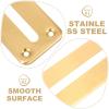 CORHAD Stainless Steel Coin Slot for Cash Jar Bill Slot Metal Money Saving Jar Piggy Bank Supply Easy Install view 4