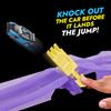 Hyper Burst Jump Strike Playset | Race and Battle! | Customizable Race Track & Micro Scale Cars | Over 600+ MPH Scale Speed! view 2