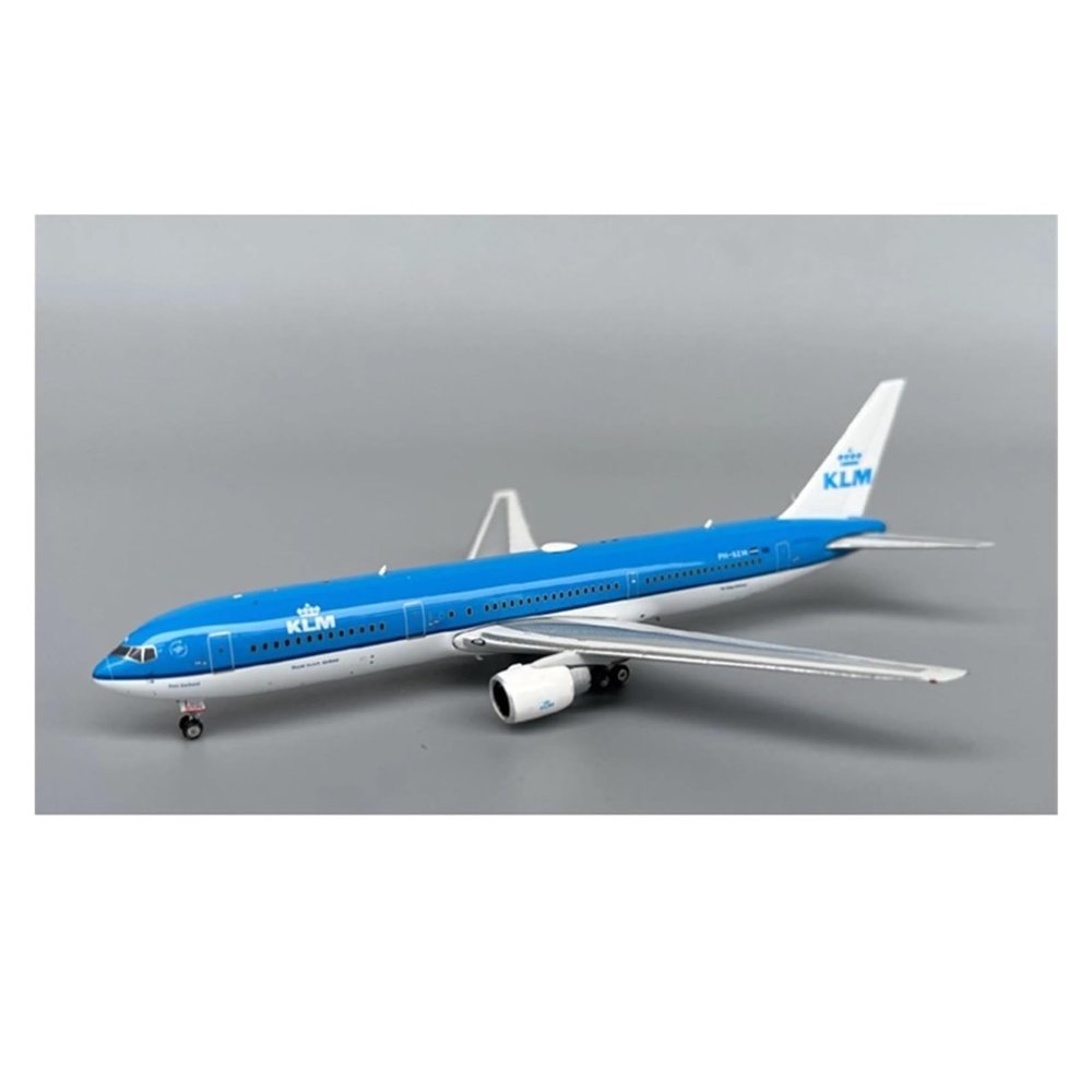 LIUSANGLIU Scale Aircraft 1/400 for Dutch KLM B767-300ER Aircraft Model PH-BZM Alloy Airline Model Decorative Souvenirs Suitable for Display