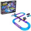 Hyper Burst Shockout Circuit Playset | Race and Battle! | Customizable Race Track & Micro Scale Cars | Over 600+ MPH Scale Speed! view 1