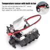 plplaaoo RC Simulation V8 Engine Cover Cooler Motor Fan for 4 SCX10 SCX10II Enhances Cooling Efficiency with Automatic Temperature Control and High Performance Design (Black) view 3