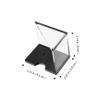ibasenice Acrylic Playing Card Storage Stand Clear Card Holder Organizer for Home Office and Game Compact Design Holds Decks view 3