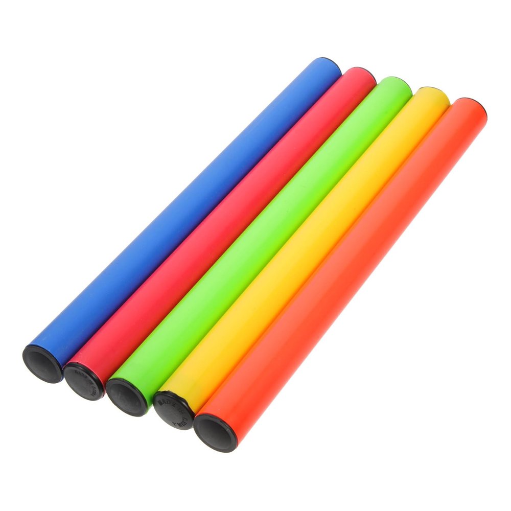 BESPORTBLE 5pcs Compact Relay Sticks for Boys and Girls Running Sticks Relay Race Supply
