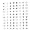 KOMBIUDA 75pcs Raffle Plastic Lottery for Game Night Party Games and Fundraising Activities Lightweight and Portable Design for Easy Use view 1