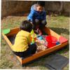Mipcase Oxford Cloth Sandbox Cover for Boys and Girls Waterproof Playpen Protector Drawstring for Garden Play and Small Bath Use view 2