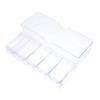 ibasenice 1pc Mahjong Chips Storage Box Lightweight Container Classified Compartments Organizer for Easy Access for Game and Home Use Holds Chips view 1