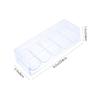 ibasenice 1pc Mahjong Chips Storage Box Lightweight Container Classified Compartments Organizer for Easy Access for Game and Home Use Holds Chips view 3