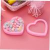 VICASKY Child Ring Toy 24pcs Girls Rhine Gem Rings Plastic Jewelry Set Heart Box Birthday Kids view 3