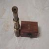 Amtique Brown Brass Telescope with Wooden Box Maritime Ship Instrument Spyglass Pirate Home Decor Best Gift Item view 2