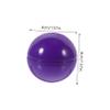 FELTECHELECTR 50pcs Purple Hollow Raffle Balls Prize Balls Capsules for Party Bingo Games Plastic Party Supplies view 2