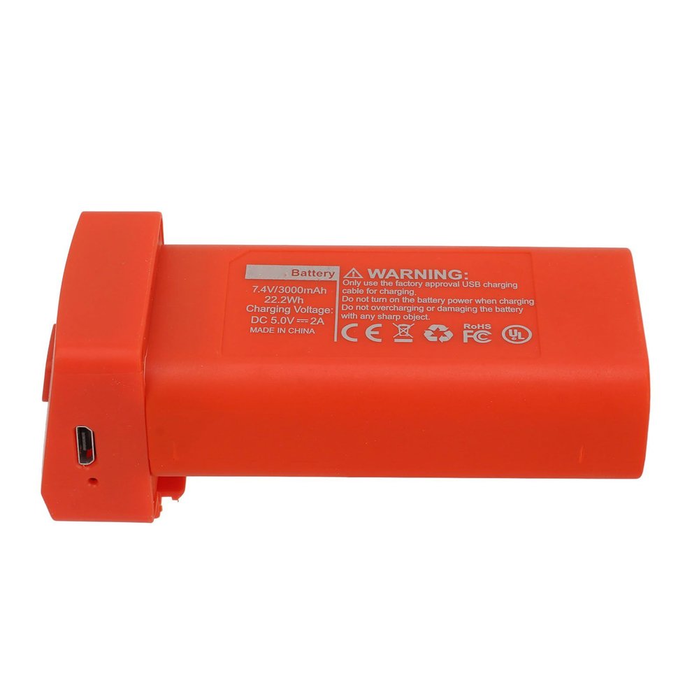 3000mAh for LYZRC L800 Pro2 RC Drone Lightweight Design with Overcharging Compatible and Safe (Orange)