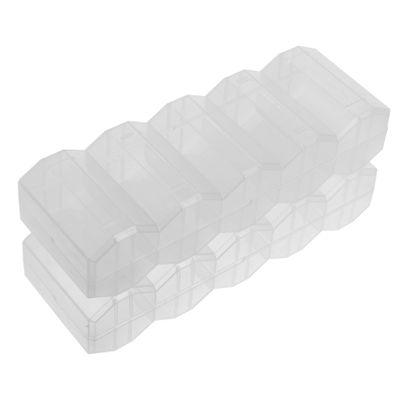 ibasenice 2pcs Poker Chip Case Plastic Storage Box Lids Cards Organizer Portable Chip Holder for Poker