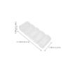 ibasenice 2pcs Poker Chip Case Plastic Storage Box Lids Cards Organizer Portable Chip Holder for Poker view 2