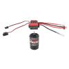 550 55T Brushed Motor, High Power 55T Brushed Motor 60A ESC Set Controller Combo for 1/10 RC Truck Car Axial HSP HPI Etc view 2