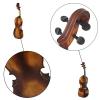 4/4 Vintage Matte Viola Solid Wood Panel Viola Natural Acoustic Viola With Bows Stringed Instrument Enduring view 4