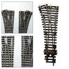 Colaxi 1:87 HO Scale Train Track Model, Toys Accessory, Railway Accessories, Sand Table Landscape, RC Railway Track Switch, Left Turn view 4