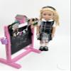 14.5 inch Doll Outfit-School Plaid Jumper include Blouse and Matching Headband/Add on Option: Sock and Shoe (Doll is not included) (Jumper Only, Plaid 45) view 2
