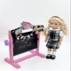 14.5 inch Doll Outfit-School Plaid Jumper include Blouse and Matching Headband/Add on Option: Sock and Shoe (Doll is not included) (Jumper,White Sock,Shiny Shoe, Plaid 61) view 2