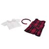 14.5 inch Doll Outfit-School Plaid Jumper include Blouse and Matching Headband/Add on Option: Sock and Shoe (Doll is not included) (Jumper Only, Plaid 65) view 1