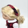 14.5 inch Doll Outfit-School Plaid Jumper include Blouse and Matching Headband/Add on Option: Sock and Shoe (Doll is not included) (Jumper,White Sock,Shiny Shoe, Plaid 65) view 4