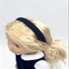 14.5 inch Doll Outfit-School Plaid Jumper include Blouse and Matching Headband/Add on Option: Sock and Shoe (Doll is not included) (Jumper,White Sock,Shiny Shoe, Navy) view 4