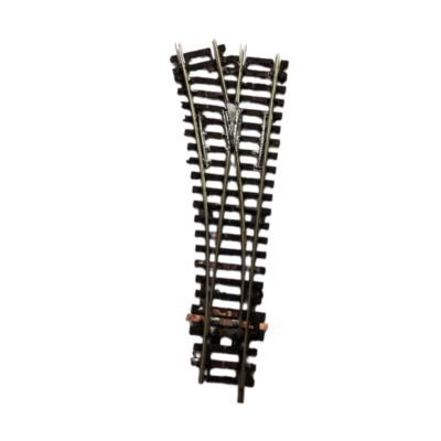HO Scale Train Track Model 1/87 DIY Modified Train Scene, Educational Sand Table Landscape, Railway Track Switch, Accessories, Left Turn