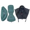 Stroller Accessories Canopy, Seat Cushion & Seat Base Compatible with Babyzen YOYO Strollers, Pushchair Accessories Replacement Kit, Waterproof Fabric (Aqua Blue) view 1