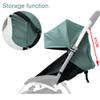 Stroller Accessories Canopy, Seat Cushion & Seat Base Compatible with Babyzen YOYO Strollers, Pushchair Accessories Replacement Kit, Waterproof Fabric (Aqua Blue) view 4