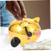GLSTOY 10pcs Lockable Piggy Bank Plugs for Coin Savings Box Box Key Sealing Plugs for Money Saving view 4