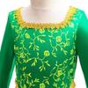 Dressy Daisy Little Girls Princess Ogre Halloween Costume Birthday Party Dress Up Green Gown with Ears & Crown Size 10-12 view 3