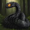3D Printed Animals Set 3D Printed Snake Toys 3D Printed Articulated Flexible Fidget Toy 3D Printed Animals Exquisite Cute Pet Toy Children/Adults Fidget Toys (Black, 17.7) view 2