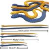 3D Printed Animals Set 3D Printed Snake Toys 3D Printed Articulated Flexible Fidget Toy 3D Printed Animals Exquisite Cute Pet Toy Children/Adults Fidget Toys (Red, 23.6) view 3