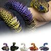 3D Printed Animals Set 3D Printed Snake Toys 3D Printed Articulated Flexible Fidget Toy 3D Printed Animals Exquisite Cute Pet Toy Children/Adults Fidget Toys (Red, 23.6) view 4