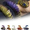 3D Printed Animals Set 3D Printed Snake Toys 3D Printed Articulated Flexible Fidget Toy 3D Printed Animals Exquisite Cute Pet Toy Children/Adults Fidget Toys (Red, 11.8) view 4