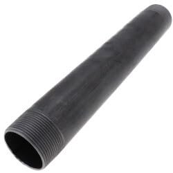 2-1/2" x 18" Black Nipple