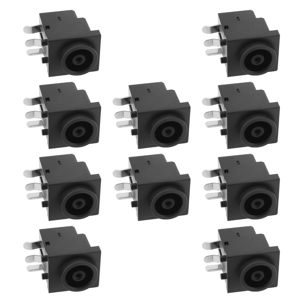 SING F LTD 10pcs PJ-019 PCB Mount DC Power Input Jack 12V 3Pin 1.1mm Hole DC Power Connectors Power Jacks Compatible with Makita BMR DMR Radios 12V Sockets
