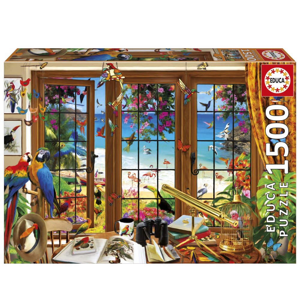 Educa - 1500 Piece Puzzle for Adults | Observer's Window. Includes Glue Fix Puzzle. Measurements: 85 x 60 cm. from 14 Years Old (20333)