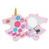 Unicorn Love Make-up Set for Little Princesses - Complete Set with Eye Shadows, Blush, Lip Gloss, 2 Brushes, and a Mirror view 1