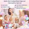 Unicorn Love Make-up Set for Little Princesses - Complete Set with Eye Shadows, Blush, Lip Gloss, 2 Brushes, and a Mirror view 4
