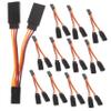 ORFOFE 10pcs Replacement Extension Cable y Harness Cord for Rc Models Red Wire view 1