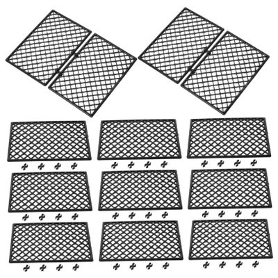 WHAMVOX 30pcs Rc Car Parking Garage Panel for DIY Drift Field Assembly Realistic Mesh Panels for Miniature Road and Rc Car Competition Compatible with Various Models