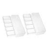 ifundom 2pcs Poker Chips Tray Cover Poker Chips Organizer Visible Storage Case Compartments for Easy Access and Organization view 1