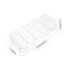 ifundom 2pcs Poker Chips Tray Cover Poker Chips Organizer Visible Storage Case Compartments for Easy Access and Organization view 2