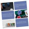 ifundom 2pcs Poker Chips Tray Cover Poker Chips Organizer Visible Storage Case Compartments for Easy Access and Organization view 3